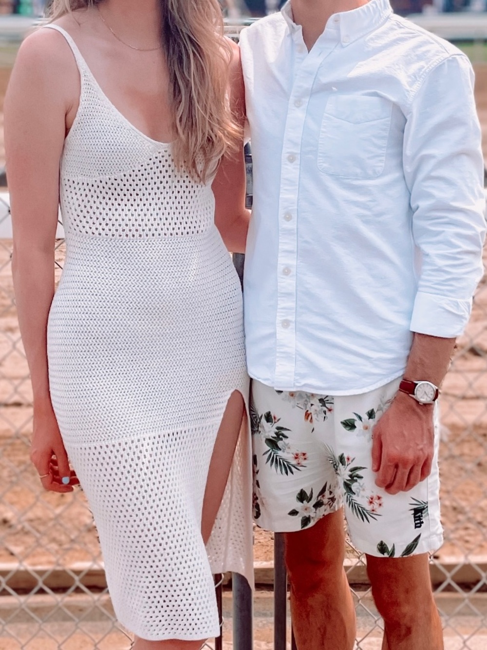 Wilfred (Aritzia) Evie Crochet Midi Dress - Light Birch - XS
